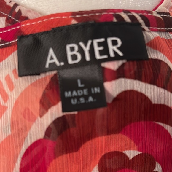 A byer sheer baby doll top size large (23-95) - Picture 6 of 7